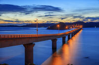 角島大橋と角島夕景 [MOP110103334]