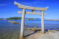 狩尾神社海中鳥居と堂山と洞山　狩尾岬 [MOP110103349]