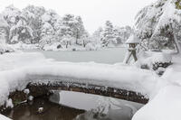 雪の兼六園　ことじ灯篭 [MOP110104333]