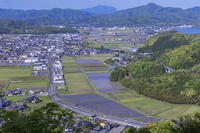 佐柿国吉城より美浜町の街並み [MOP110105706]