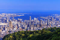 市章山より神戸市街と神戸港 [MOP110105791]