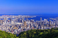 市章山より神戸市街と神戸港 [MOP110105792]