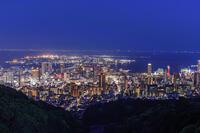 市章山より神戸市街と神戸港夜景 [MOP110105797]