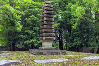 新緑の檜隈寺跡,十三重石塔 [MOP110105837]