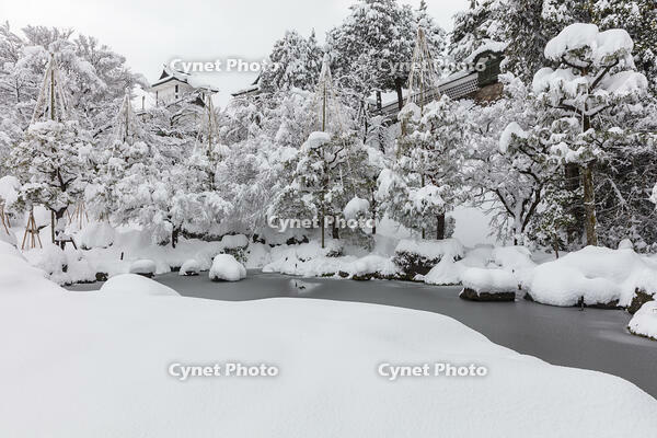 雪の金沢城公園　石川門 [MOP110104347]
