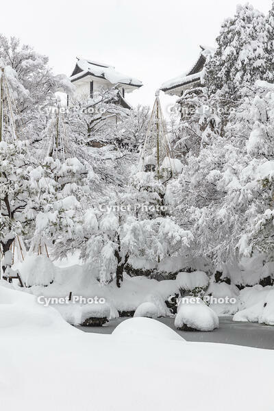 雪の金沢城公園　石川門 [MOP110104348]