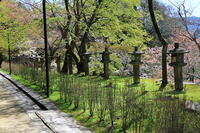 奈良県　談山神社　境内の石灯籠 [HMA110003383]