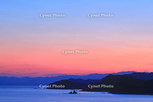 夕暮れの志摩半島 [HMA110004042]