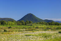 秋の近江富士・三上山と青空 [SNO110019464]
