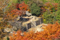 秋の苗木城跡の大矢倉跡 [SNO110019485]