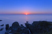 東尋坊の夕陽 [SNO110020113]