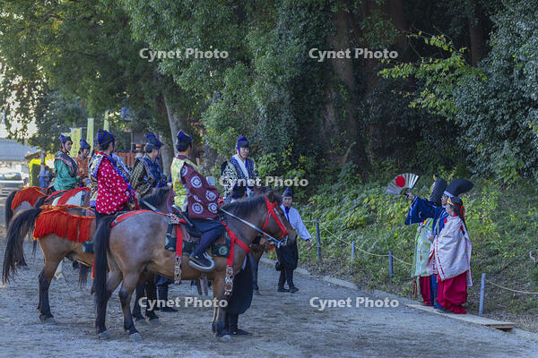 馬上武芸奉納祭・古式競馬　競べ馬（くらべうま） [SNO110019568]