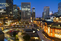 東京駅の夜景 [SKE110001432]