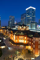 東京駅の夜景 [SKE110001441]