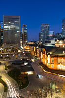 東京駅の夜景 [SKE110001442]