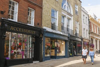 England, Hampshire, Winchester, The High Street Shops [STV110083996]