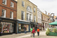 England, Hampshire, Winchester, The High Street Shops [STV110083998]