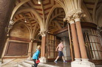 England, Hampshire, Winchester, The Guildhall, Main Entrance [STV110084037]