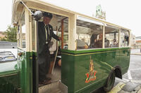England, Hampshire, Winchester, Vintage Bus Festival, Vintage Green Bus [STV110084052]