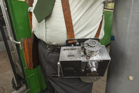 England, Hampshire, Winchester, Vintage Bus Festival, Vintage Bus Conductor's Ticket Machine [STV110084056]