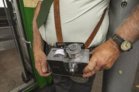 England, Hampshire, Winchester, Vintage Bus Festival, Vintage Bus Conductor's Ticket Machine [STV110084057]