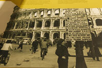 England, Hampshire, Winchester, MOD Worthy Down, The Royal Logistic Corps Military Museum, Historical Picture of Rome during the Allied Occupation after WWII [STV110084068]