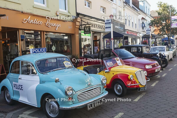 England, Hampshire, Alton, Vintage Car Rally, Display of Vintage Cars [STV110083965]