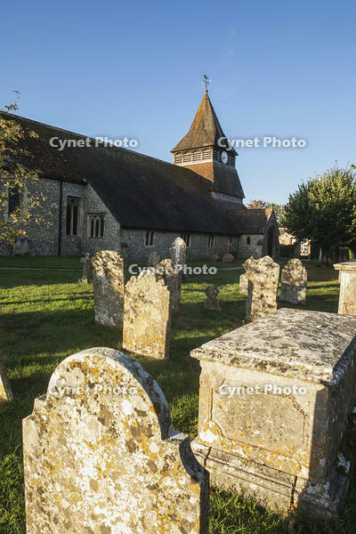 England, Hampshire, Test Valley, King's Somborne, The Parish Church of St.Peter and St.Paul, Exterior View [STV110083985]
