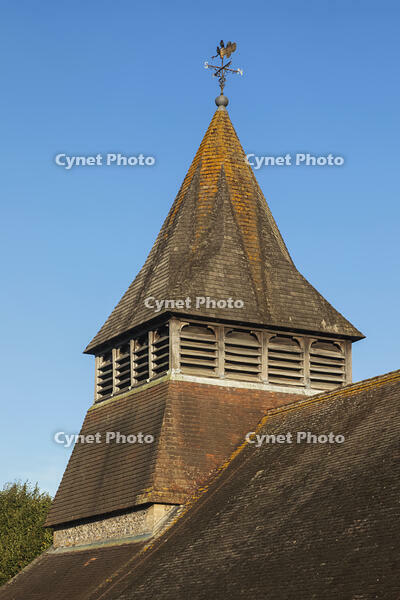 England, Hampshire, Test Valley, King's Somborne, The Parish Church of St.Peter and St.Paul, Exterior View [STV110083987]