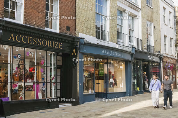 England, Hampshire, Winchester, The High Street Shops [STV110083994]
