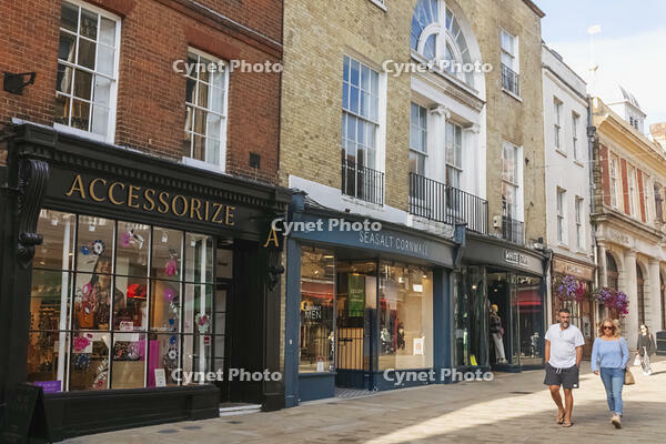 England, Hampshire, Winchester, The High Street Shops [STV110083996]