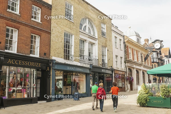 England, Hampshire, Winchester, The High Street Shops [STV110083998]