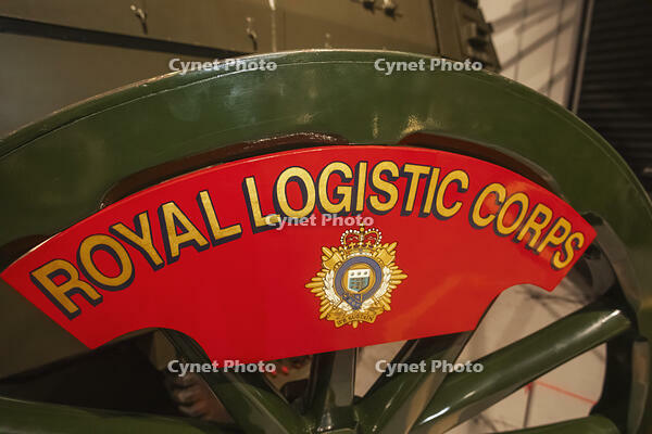 England, Hampshire, Winchester, MOD Worthy Down, The Royal Logistic Corps Military Museum, Exhibit Sign  [STV110084059]