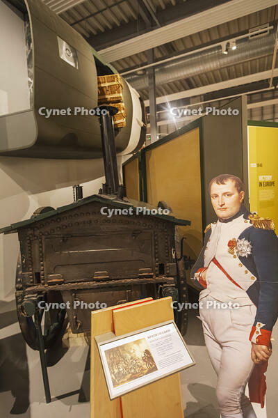 England, Hampshire, Winchester, MOD Worthy Down, The Royal Logistic Corps Military Museum, Exhibit of Napolean's Bread Making Oven [STV110084067]