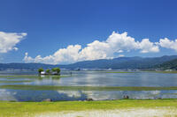 夏の諏訪湖 [KNO110022810]