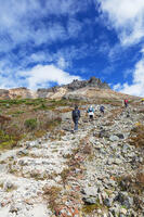 姥ヶ平への登山道と茶臼岳 [KNO110023265]