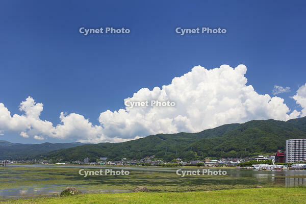 夏の諏訪湖 [KNO110022813]