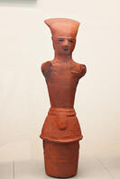 頭巾を被る男子　埴輪　埼玉県 [KHI110015682]