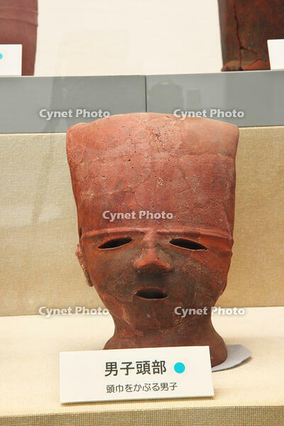 男子頭部　埴輪　埼玉県 [KHI110015686]