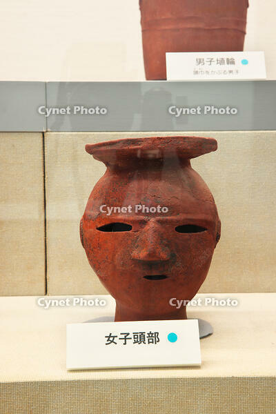 女子頭部　埴輪　埼玉県 [KHI110015687]