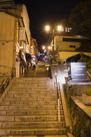 伊香保温泉石段街の夕景 [KTO110004154]