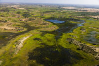 湿地帯　中州　世界遺産　空撮 [SKA110002667]