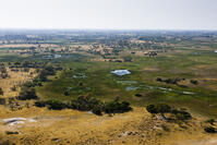 湿地帯　中州　世界遺産　空撮 [SKA110002677]