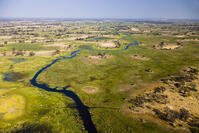 湿地帯　中州　世界遺産　空撮 [SKA110002681]