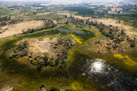 湿地帯　中州　世界遺産　空撮 [SKA110002690]