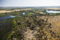 湿地帯　中州　世界遺産　空撮 [SKA110002695]