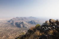 ツォディロの女丘眺望　カラハリ砂漠　男丘より　世界遺産 [SKA110002716]