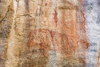 ツォディロの古代岩絵　クリフ・コース　妊婦像　エランド　世界遺産 [SKA110002726]