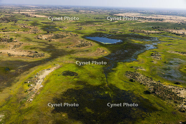 湿地帯　中州　世界遺産　空撮 [SKA110002667]
