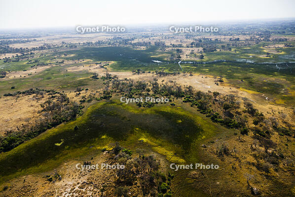 湿地帯　中州　世界遺産　空撮 [SKA110002688]